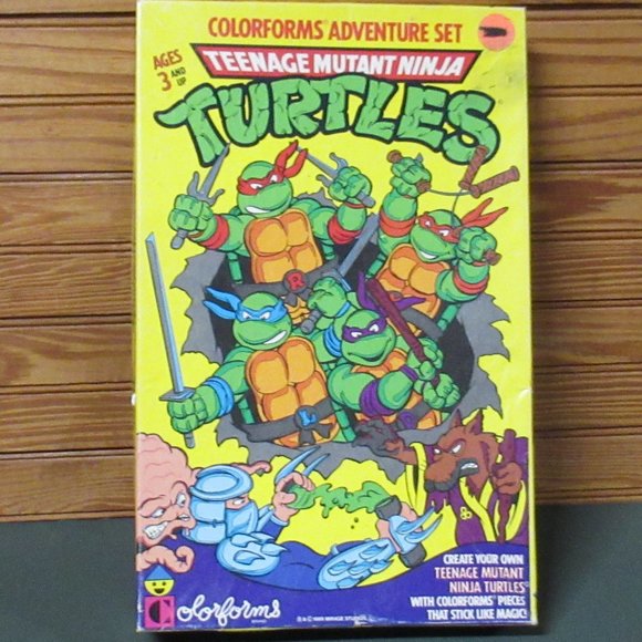 mirage | Games | 989 Tmnt Colorforms Adventure Set | Poshmark